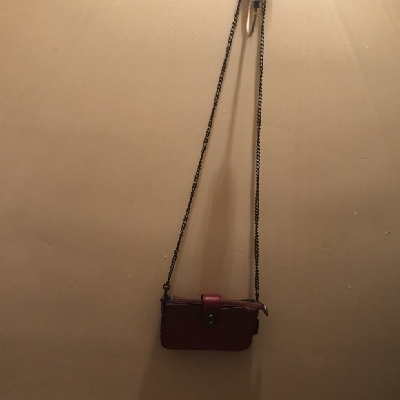 Authentic Coach Metallic Crossbody! Worn once! Gunmetal hardware! - Picture 7 of 11